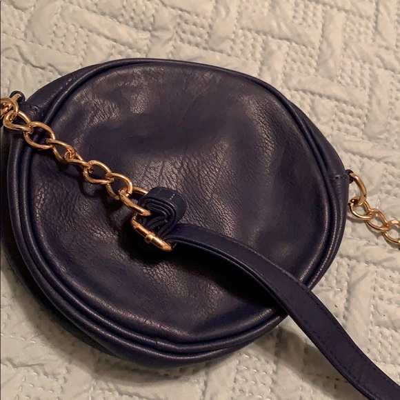 Small blue and gold circle crossbody - Picture 4 of 4